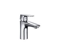 Edouard Rousseau - Grifo monomando para lavabo Dunedin - Aireador reductor de caudal - 161 (Alto) x 117 (Saillie) mm - Cromo