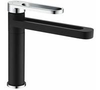 Edouard Rousseau Mezclador de lavabo ONEGAI Negro / Cromo