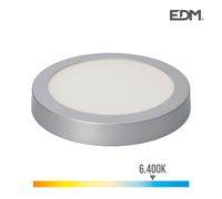 Edp 31596 downlight superficie redondo led marco cromo, 20w luz 6.400k