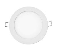 EDM Mini downlight LED empotrable redondo EDP 31601 6W 320 lúmenes 6400K marco blanco 12 cm