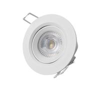Edp 31651 Downlight Led Empotrar, Redondo Marco Blanco, 5W 6.400K