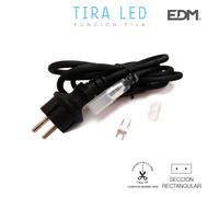 Edp 31925 kit conexion a corriente 220v para tira de led, 1.5 m