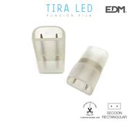 Edp 31927 conector empalme recto para dos tiras de led