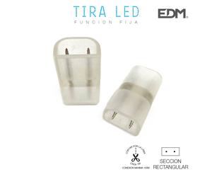 Edp 31927 conector empalme recto para dos tiras de led