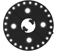 Edp 74744 luces para parasol, negro, Ø 16 cm