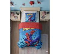 Edredón Spiderman 170x270 cm - Diseño Oficial Disney, Suave y Ligera para Cama Infantil Estilo Divertido-Sin Cojines-Mister License Company Sl.
