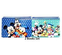 Eemrald Disney Mickey Mouse - Juego de 2 libros con autógrafos en espiral, MickeyMinnie&Amigos