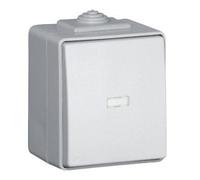 Efapel estanca 48 - Pulsador luminoso de 250v estanca 48 gris