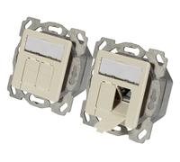 Efb elektronik et-25133.1v1 toma de corriente 2 x rj-45 blanco