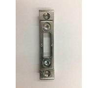 effedielle Encuentro de contraplaca registrable AGB para cerradura múltiple y ferretería para balcones empotrados, medida empotrada 82 mm, longitud total 84 mm, ancho 18 mm, profundidad 8 mm. AGB