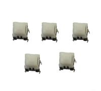 EffiFish 5 interruptores de botón táctil ESE20D321, cabeza plana de reinicio automático para paneles de control automotrices, diseño compacto de 8 x 8 mm