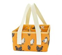 EffiFish Cesta de recogida de huevos de 9 bolsillos, para mini bolsas de recogida de huevos, bolsa de recogida para huevos frescos, almacenamiento de transporte, cesta de recolección de huevos de