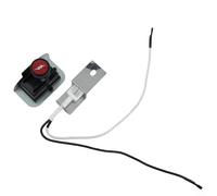 EffiFish Kit de encendido de parrilla de gas compatible con Weber Q120 Q220 sustituye a 80475, montaje de encendedor plateado resistente al calor para una fácil instalación