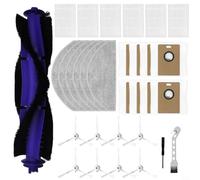 EffiFish Narwal - Kit de piezas de aspiradora para robot Freo S con filtro HEPA, paño para fregona, cepillo lateral, bolsa de polvo, herramientas de limpieza, blanco y negro (B)
