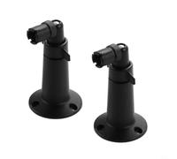 EffiFish Paquete de 2 soportes de montaje en pared para cámara de seguridad, soporte de aleación de aluminio ajustable de 360° compatible con uso en techo Arlo/Blink