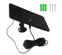 Eficiente cargador solar monocristalino de 6 W para timbres de video y cámaras de seguridad que funcionan a 5 V con voltaje de circuito abierto 6,2 V (negro)
