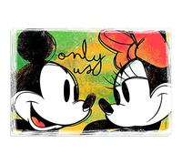 Egan Juego de 2 manteles Individuales Verdes Mickey y Minnie