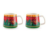 Egan Juego de 2 tazas colección Laurel Burch Jungle Song 360 ml