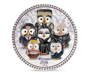 Egan Plato de pizza de porcelana The Addams Family