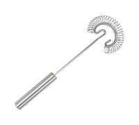 Egg Beater Whisk | Stainless Steel Spiral Beater | Cooking Wire Whisk for Stirring Mixing Whipping Beating Sauces Batter Baking Kitchen Home Picnic Chefs