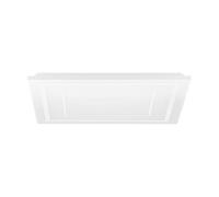 Eglo Albarca Plafón de techo, panel LED regulable, adecuado para colocar | en el dormitorio, el pasillo y el salón, aluminio y plástico de color blanco, con luz blanca fría y cálida, 59 x 59 cm