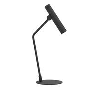 EGLO Lámpara de mesa LED Almudaina, negra, altura 49,5 cm, acero