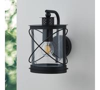 EGLO Aplique de exterior Hilburn, negro, descendiente