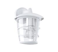 Eglo Aplique de pared blanco IP44 - Aloria