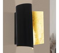 EGLO Aplique de pared Falicetto, negro/oro
