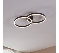 EGLO Armandolo lámpara LED de techo, negro, longitud 67 cm, CCT, RGB
