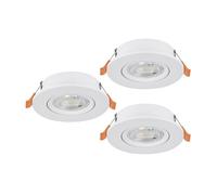 Eglo Barranco Juego de 3 focos LED de techo empotrables