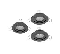 Eglo Barranco Juego de 3 focos LED de techo empotrables, IP44