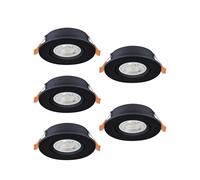Eglo Barranco Juego de 5 focos LED de techo empotrables