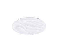 Eglo Benariba Plafón LED redondo blanco Ø33 cm Luz Blanca Cálida 3000K 2000LM IP20 17,3W