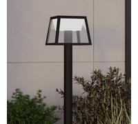 EGLO Bolardo luminoso LED Altilia, altura 106 cm, negro, sensor