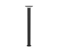 EGLO Bolardo luminoso LED Rigosa, negro, altura 100 cm, metal