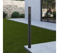 EGLO Bolardo luminoso Salle, altura 110 cm, negro, aluminio