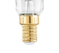 EGLO Bombilla LED E14 4W P45 2.000K Filamento ahumado atenuable