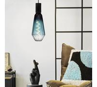 EGLO Bombilla LED E27 4W T100 2.000K filamento azul atenuable