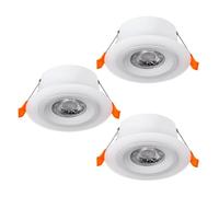 Eglo Calonge Juego de 3 plafones de techo LED empotrados