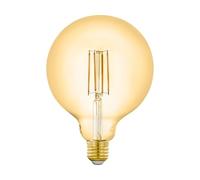 Eglo connect, Bombilla LED E27 de 6 W, equivalente a 51 W, 650 lúmenes, E27 LED regulable, luz blanca cálida, 2200 K, bombilla LED G125, Diámetro de 12,5 cm