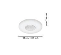 EGLO connect Capasso-Z plafón LED CCT