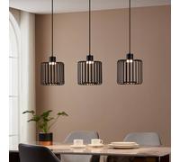 EGLO connect lámpara colgante LED Ginestrone-Z, 3 luces, negro