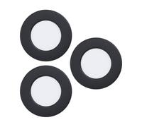 EGLO connect lámpara empotrable LED Fueva 6-Z, negro, juego de 3
