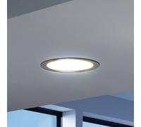 EGLO connect Lámpara empotrable LED Fueva-C, Ø 22,5 cm, níquel
