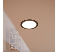 EGLO connect Lámpara empotrable LED inteligente Fueva 6-Z, negro, Ø16cm