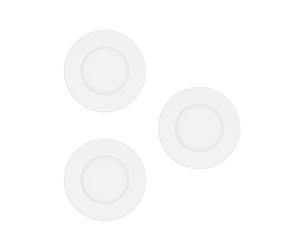 EGLO connect Lámpara empotrable LED inteligente Fueva-Z, blanca, juego de 3