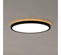 EGLO connect lámpara LED de techo Rovito-Z, negro, Ø 30 cm