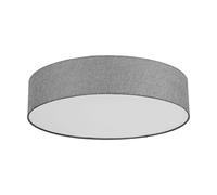 EGLO connect LED lámpara de techo Romao-C, 1 luz, acero, textil