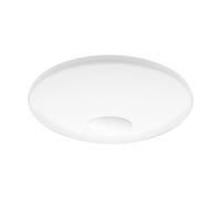 Eglo voltago de c lámpara de pared/techo, acero, plástico M. Efecto Cristal, 17 W, blanco